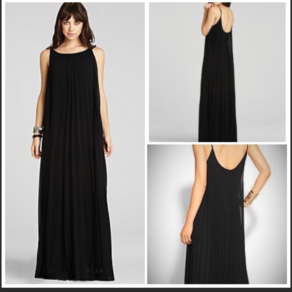 Bcbgeneration Black Pleated Dress